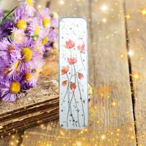 🌸 Marque-Pages Coquelicots en Fête – Aquarelle Florale Élégante