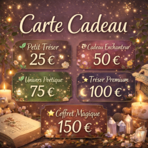 🎁 Carte Cadeau – Offrir un Trésor de l’Atelier Plumes des Étoiles